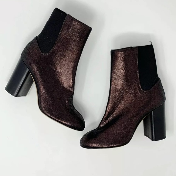 rag & bone Shoes - New rag & bone metallic wine booties leather 6.5